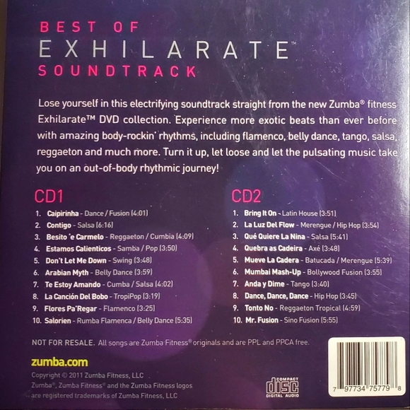 Best of Exhilarate Zumba Soundtrack - Picture 3 of 7